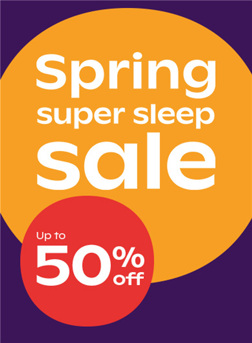 bensonsforbeds.co.uk - Spring Super Sleep Sale – up to 50% off!